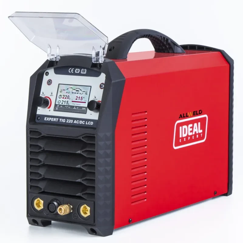 IDEAL Expert TIG 220 AC/DC Puls LCD – Rückansicht