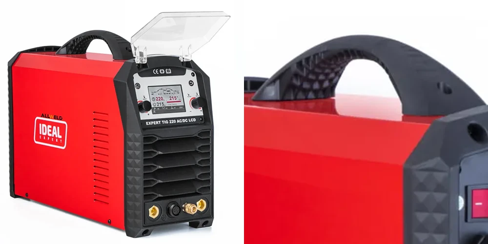 IDEAL Expert TIG 220 AC/DC Puls LCD – Produktdetails und Geräteansicht