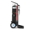Rückansicht des IDEAL Expert TIG 220 AC/DC W mit Fahrgestell