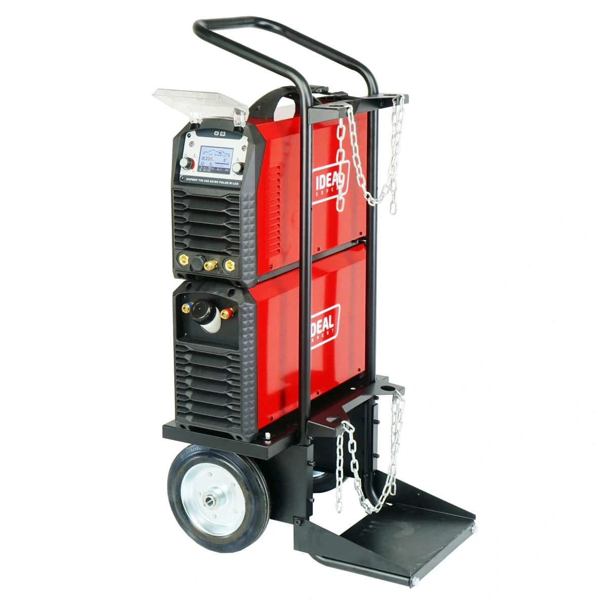 IDEAL Expert TIG 220 AC/DC Pulse W LCD – Frontansicht