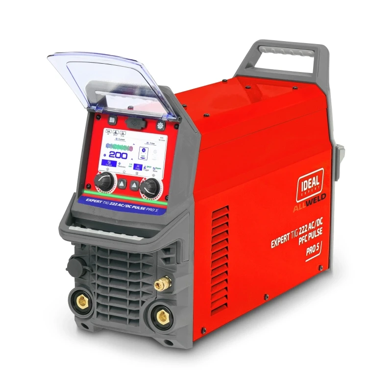 IDEAL Expert TIG 222 AC/DC PFC PULSE Pro 5 LCD – Frontansicht