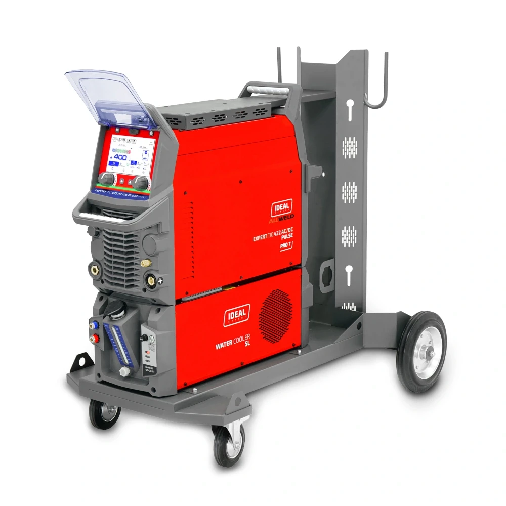 IDEAL Expert TIG 422 AC/DC Pulse Pro 7 LCD 400A – Frontansicht