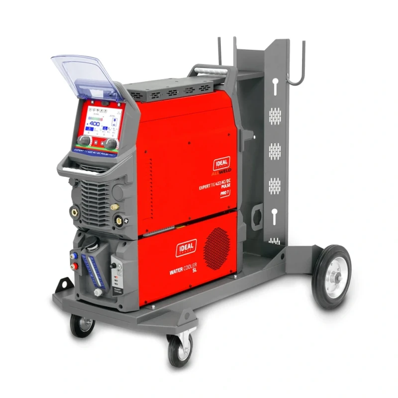 IDEAL Expert TIG 422 AC/DC Pulse Pro 7 LCD 400A – Frontansicht