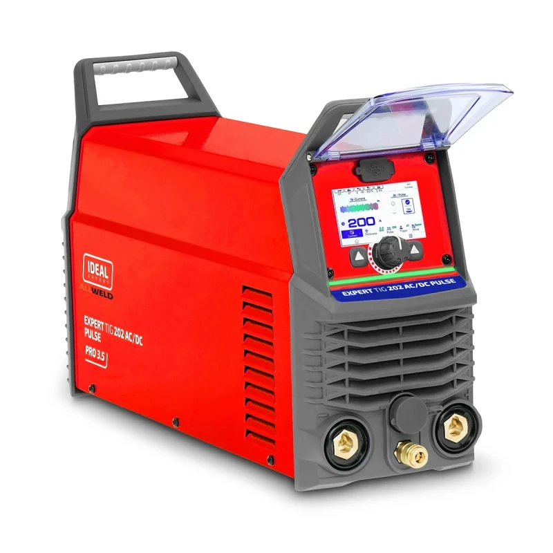 IDEAL Expert TIG 202 AC/DC Pulse Pro 3.5 LCD – Seitenansicht