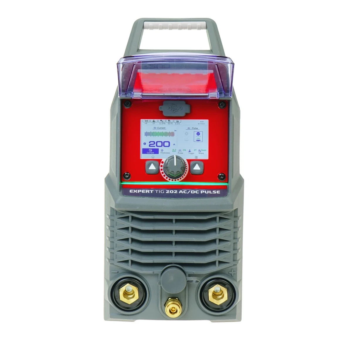Frontansicht des IDEAL Expert TIG 202 AC/DC Pulse Pro 3.5 LCD