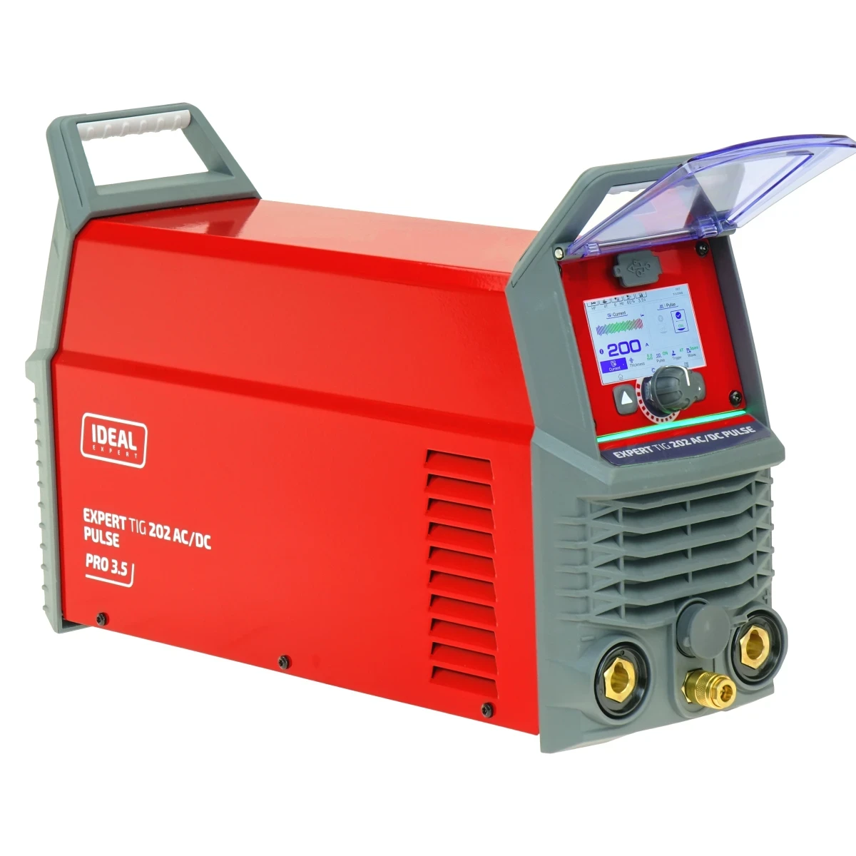 IDEAL Expert TIG 202 AC/DC Pulse Pro 3.5 LCD – Seitenansicht