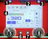 IDEAL EXPERT 322 WIG AC/DC Pro7 LCD - Bedienfeld