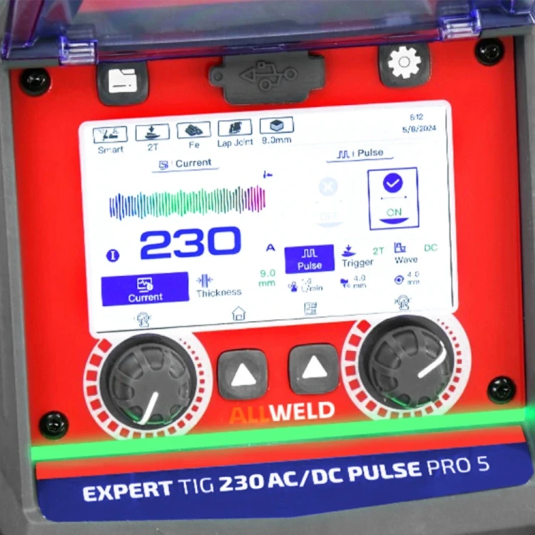 IDEAL EXPERT WIG 230 AC/DC PFC PULSE - Bedienfeld