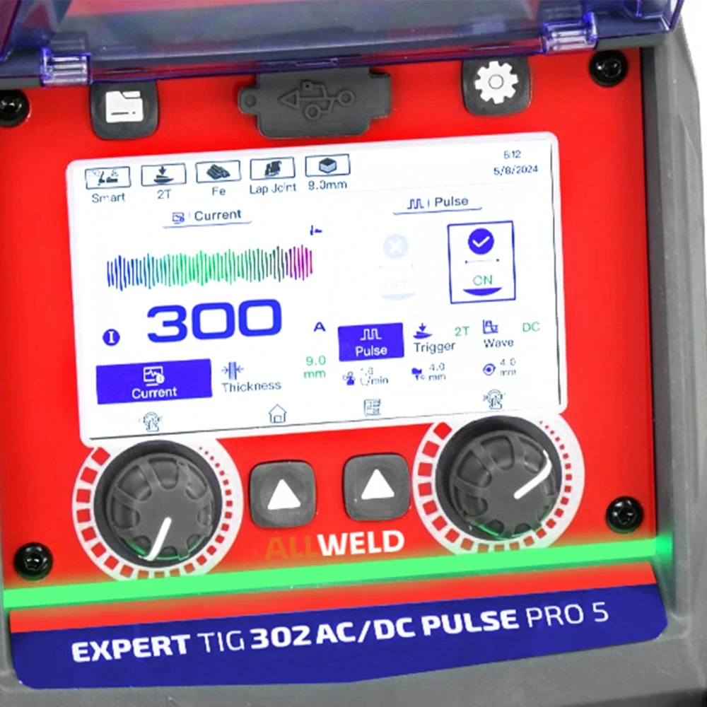 IDEAL Expert TIG 302 AC/DC PULSE Pro 5 - Bedienfeld
