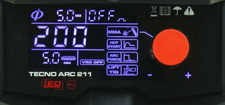 Ideal TECNO ARC 211 LED - Bedienfield