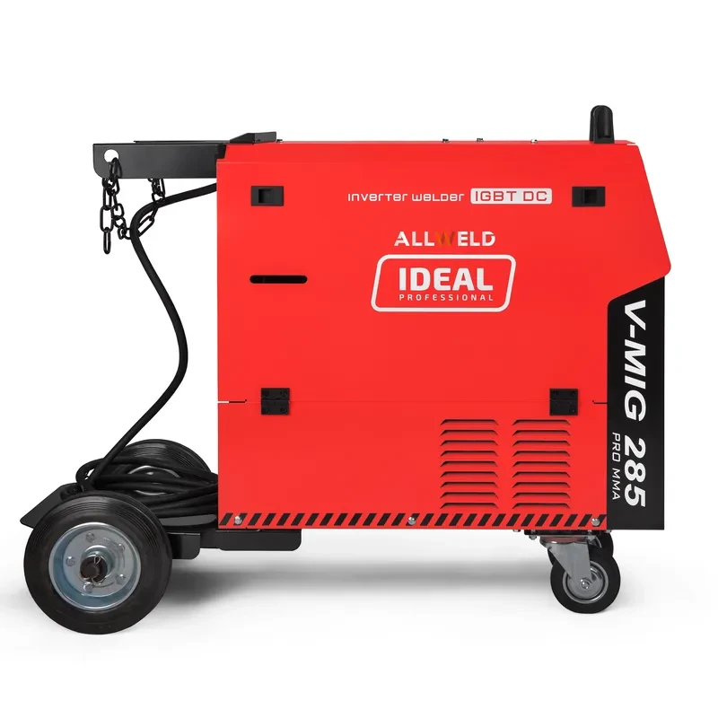 Ideal V-MIG 285 4x4 DIGITAL MMA - Seite des Geräts