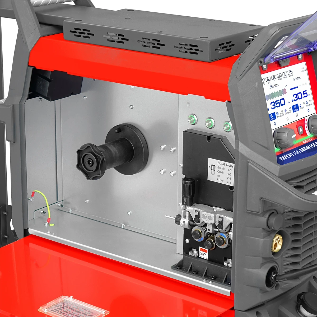 Ideal EXPERT MIG 380W PULSE Pro7 LCD - Drahtvorschub