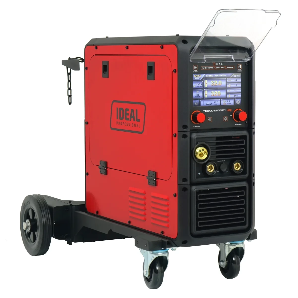 Ideal TECNO MIG 321 SYNERGIC LCD - Frontblende