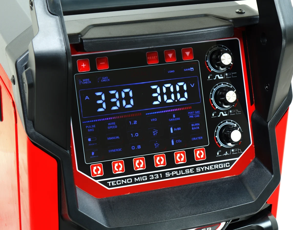 Ideal TECNO MIG 331 S-PULSE SYNERGIC - Bedienfield