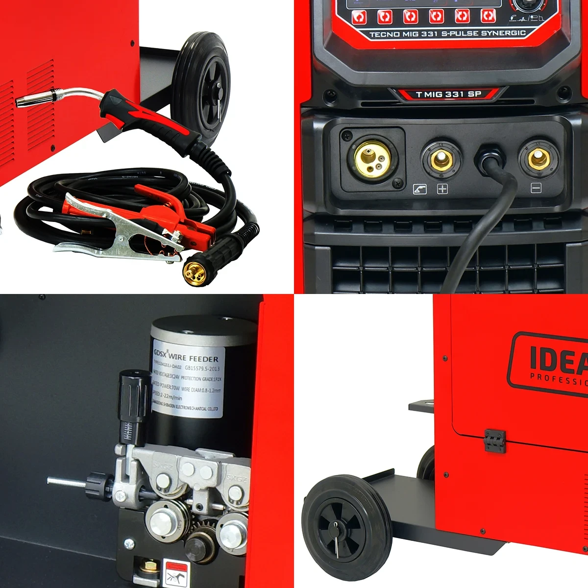 Ideal TECNO MIG 331 S-PULSE SYNERGIC - Collage
