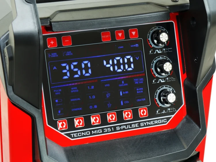 Ideal TECNO MIG 351 S-PULSE SYNERGIC - Bedienfield