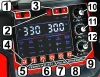 Ideal TECNO MIG 351 S-PULSE SYNERGIC - Beschreibung des Displays