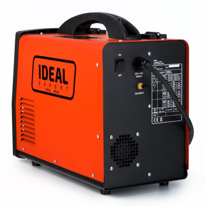 Ideal EXPERT MIG 215 LCD SYNERGIA - Rückseite des Geräts