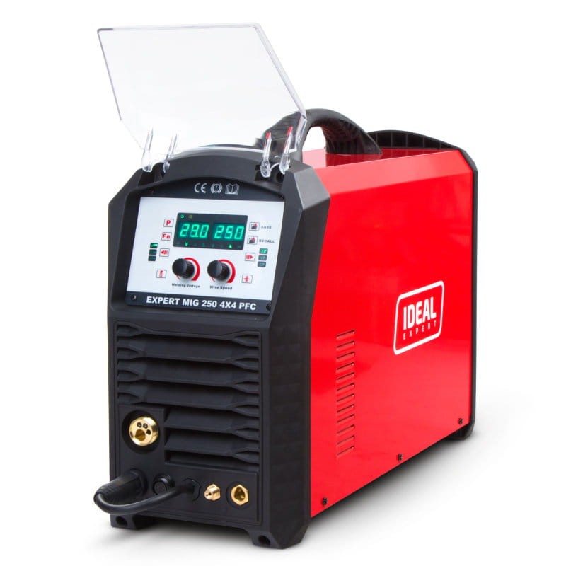 Ideal EXPERT MIG 250 PFC SYNERGIC Multiprozess-Schweißgerät - Frontblende