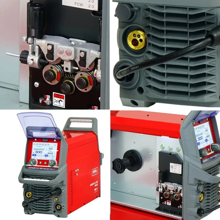 Ideal EXPERT MIG 301 PULSE Pro Multiprozess-Schweissgeraet 300 A 400 V - Collage