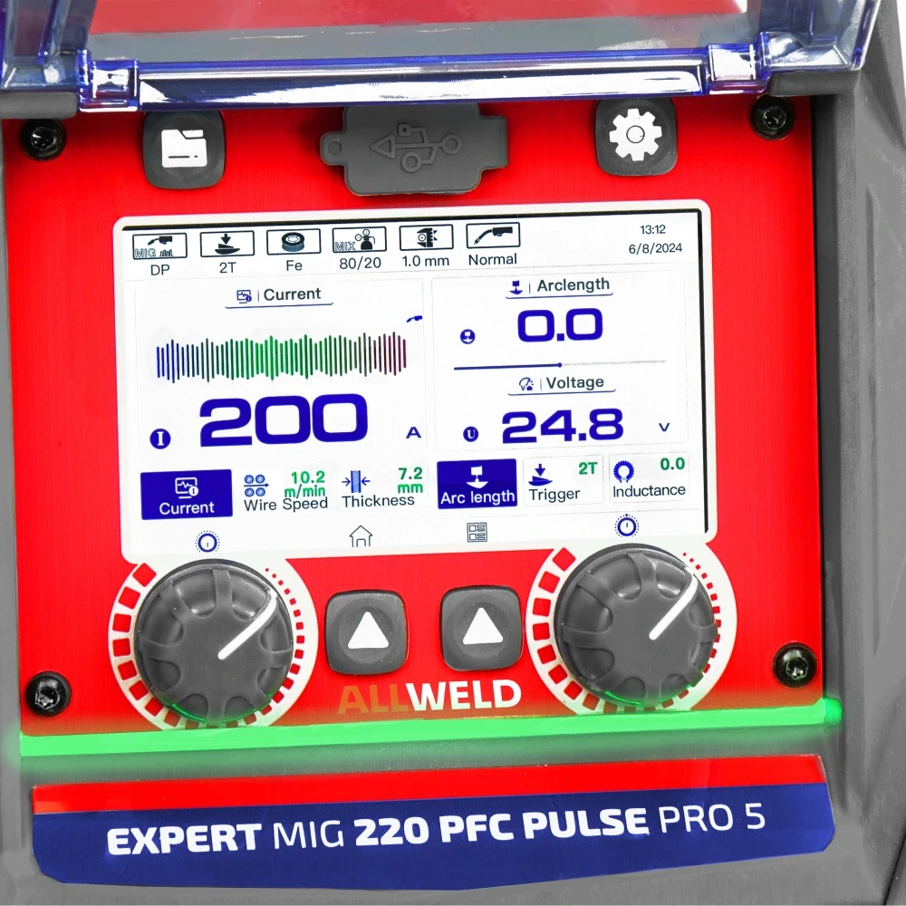 Ideal EXPERT MIG 220 PFC PULSE Pro 5 LCD Multiprozess-Schweissgeraet - Bedenfield