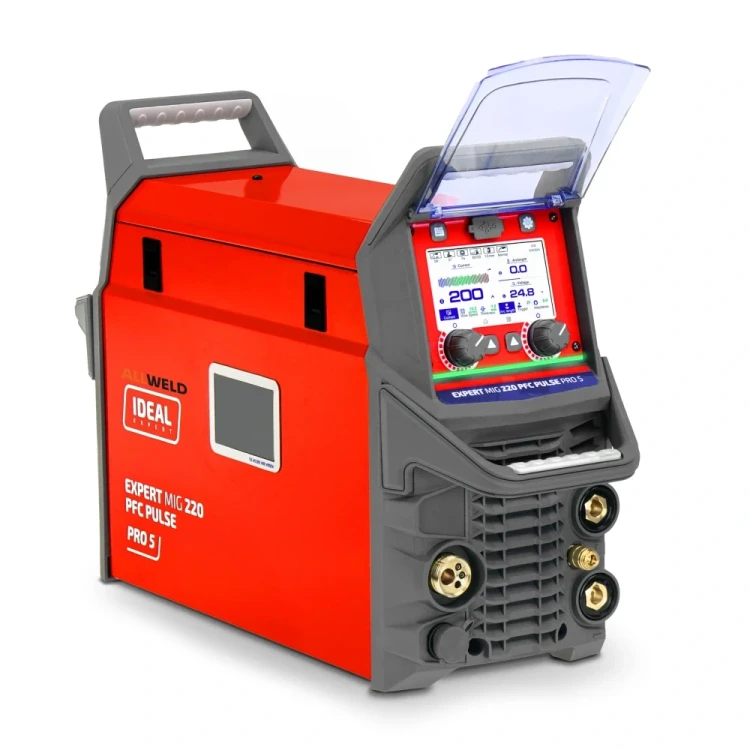 Ideal EXPERT MIG 220 PFC PULSE Pro 5 LCD Multiprozess-Schweissgeraet - Frontblende