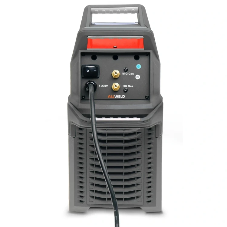Ideal EXPERT MIG 220 PFC PULSE Pro 5 LCD Multiprozess-Schweissgeraet - Rückseite des Geräts