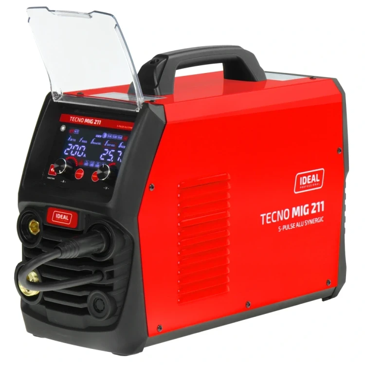 Ideal TECNO MIG 211 S-PULSE ALU SYNERGIC Multiprozess-Schweissgeraet - Drahtvorschub