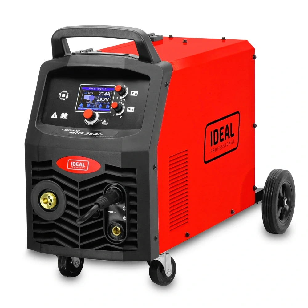 Ideal TECNOMIG 254/2 PULSE LCD Multiprozess-Schweissgeraet - Frontblende