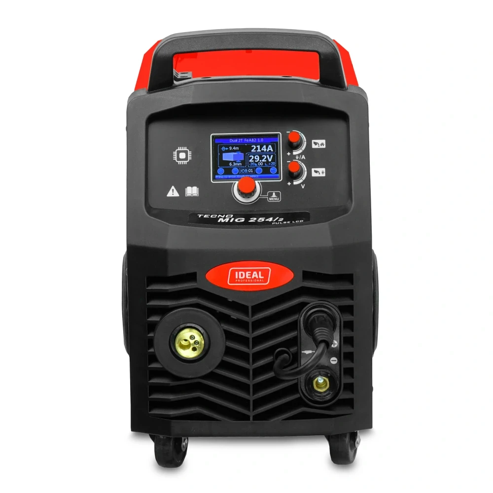 Ideal TECNOMIG 254/2 PULSE LCD Multiprozess-Schweissgeraet - Frontblende