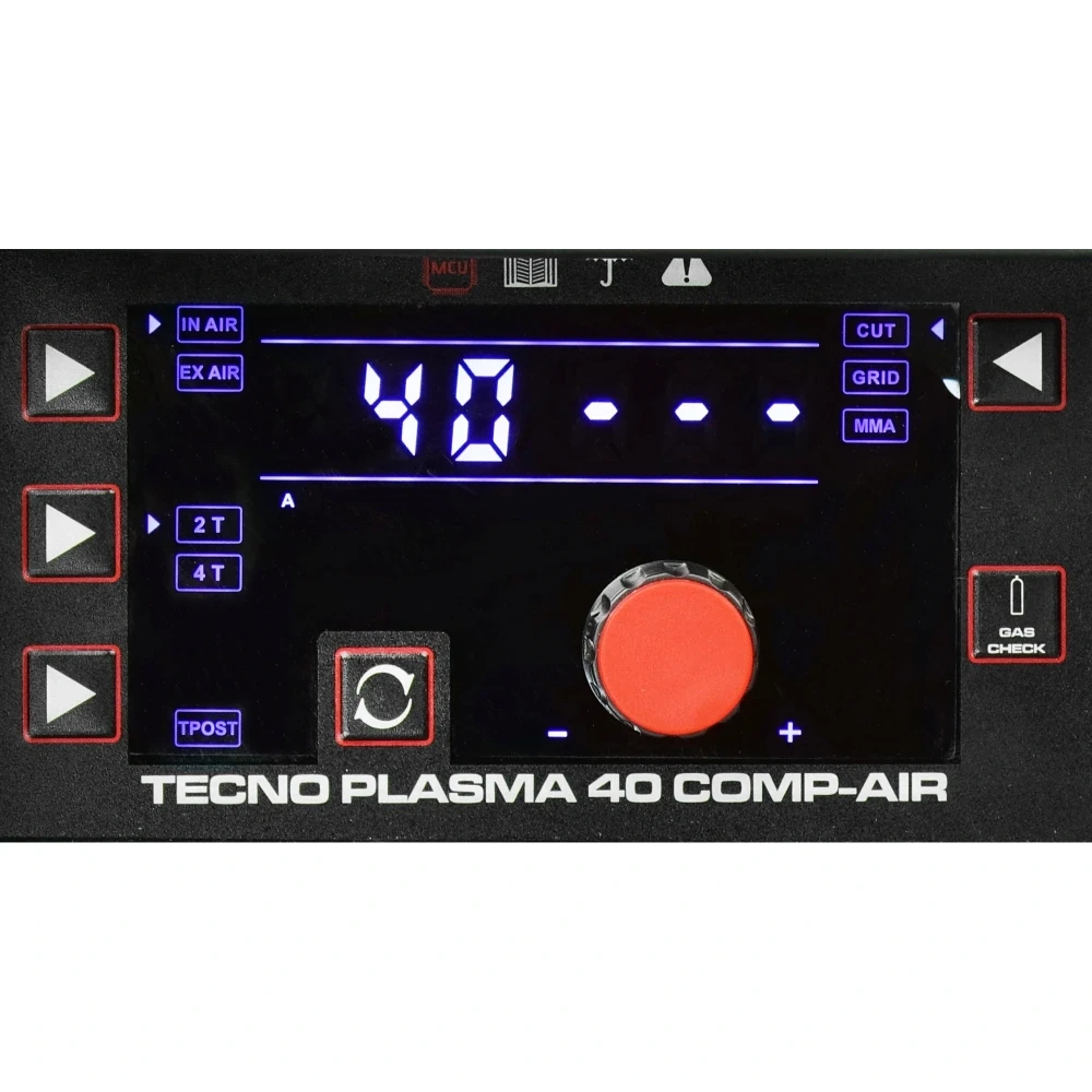 IDEAL TECNO PLASMA 40 COMP-AIR Plasmaschneider – Beschreibung des Displays