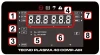 IDEAL TECNO PLASMA 40 COMP-AIR Plasmaschneider – Beschreibung des Displays