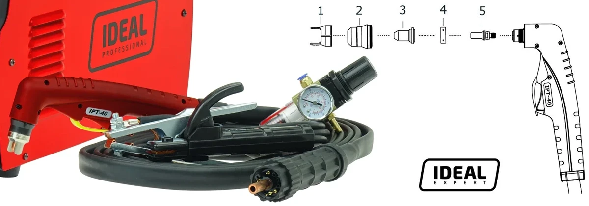 IDEAL TECNO PLASMA 40 COMP-AIR Plasmaschneider – Details