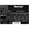Sherman TIG 202 P DC WIG / MMA - Technische Daten