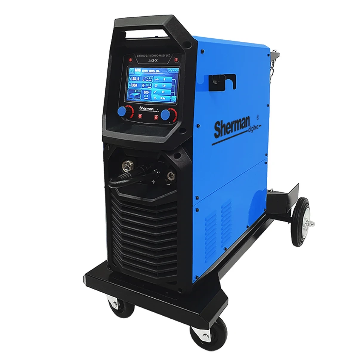 SHERMAN DIGIMIG 350 COMBO LCD MIG/MAG - Frontblende