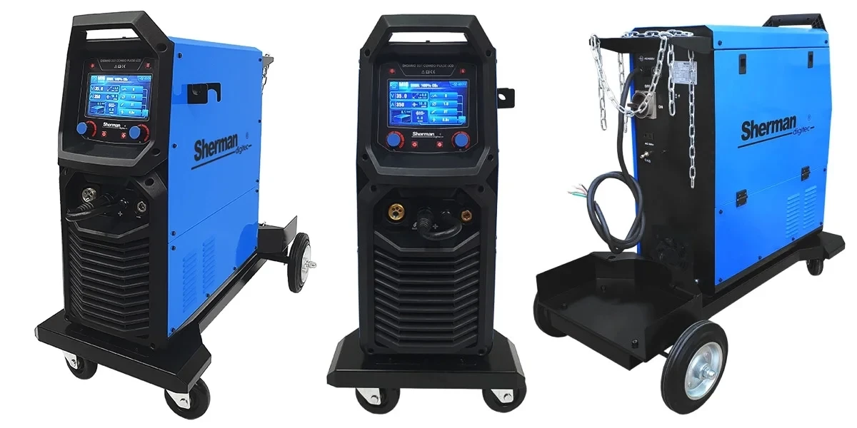 SHERMAN DIGIMIG 350 COMBO LCD MIG/MAG - Collage