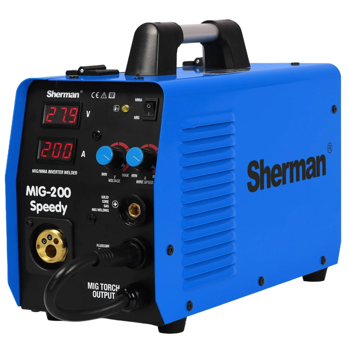 Sherman MIG 200 Speedy MIG/MAG - Frontblende