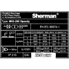 Sherman MIG 200 Speedy MIG/MAG - Typenschild
