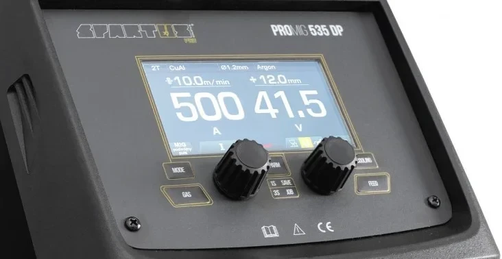 SPARTUS ProMIG 535 DP MIG/MAG - Bedienfeld