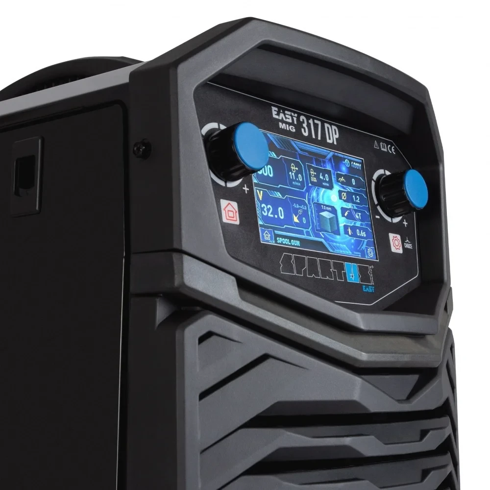 SPARTUS EasyMIG 317 Dual Pulse MIG/MAG - Bedienfeld