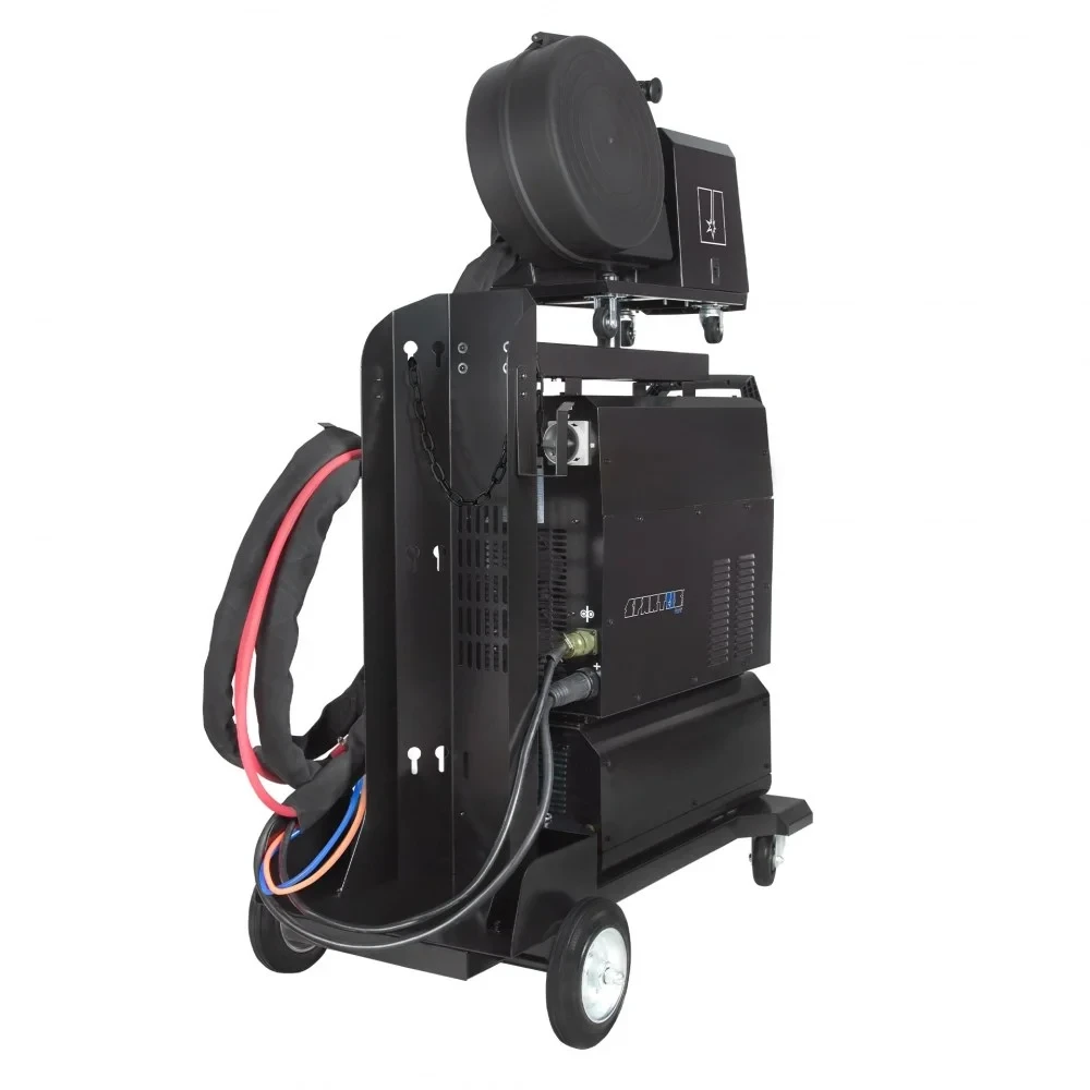 Spartus EasyMIG 500 Dual Pulse MIG/MAG - Rückseite des Geräts