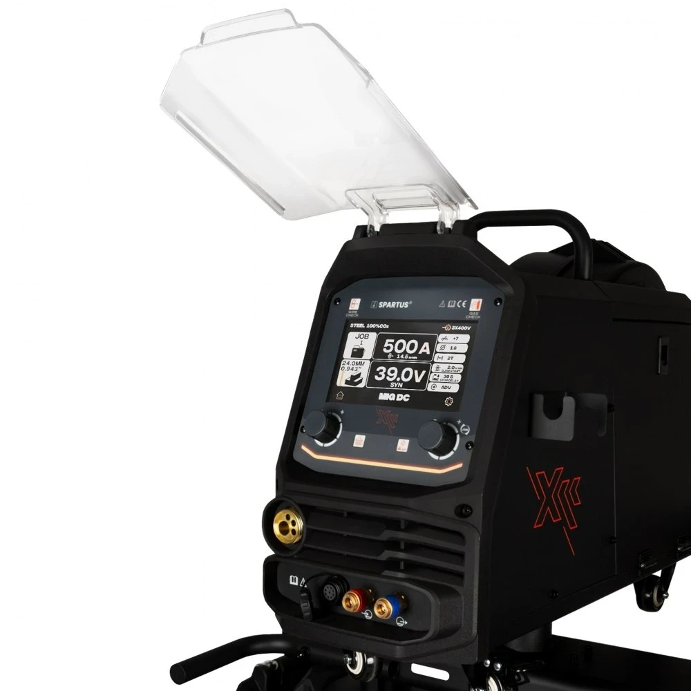 SPARTUS XPro MIG 500 Dual Pulse MIG/MAG - Frontblende