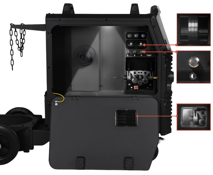 SPARTUS XPro MIG 300 MIG/MAG WIG DC E-Hand - Drahtvorschub