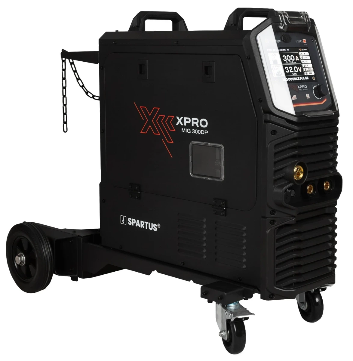Spartus XPro MIG 300 Dual Pulse MIG/MAG - Frontblende