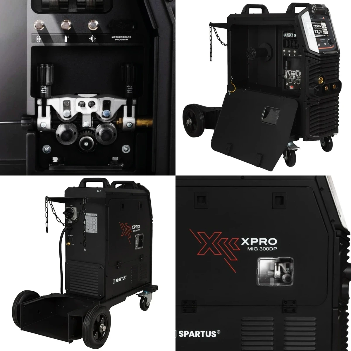 Spartus XPro MIG 300 Dual Pulse MIG/MAG - Collage