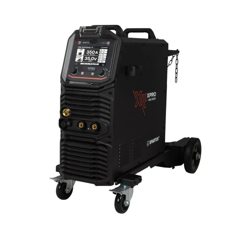 SPARTUS XPro MIG 350 Dual Pulse MIG/MAG - Frontblende
