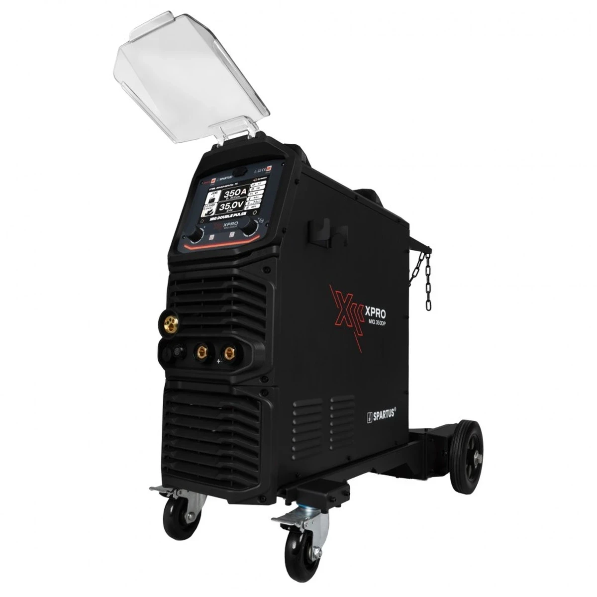 SPARTUS XPro MIG 350 Dual Pulse MIG/MAG - Frontblende