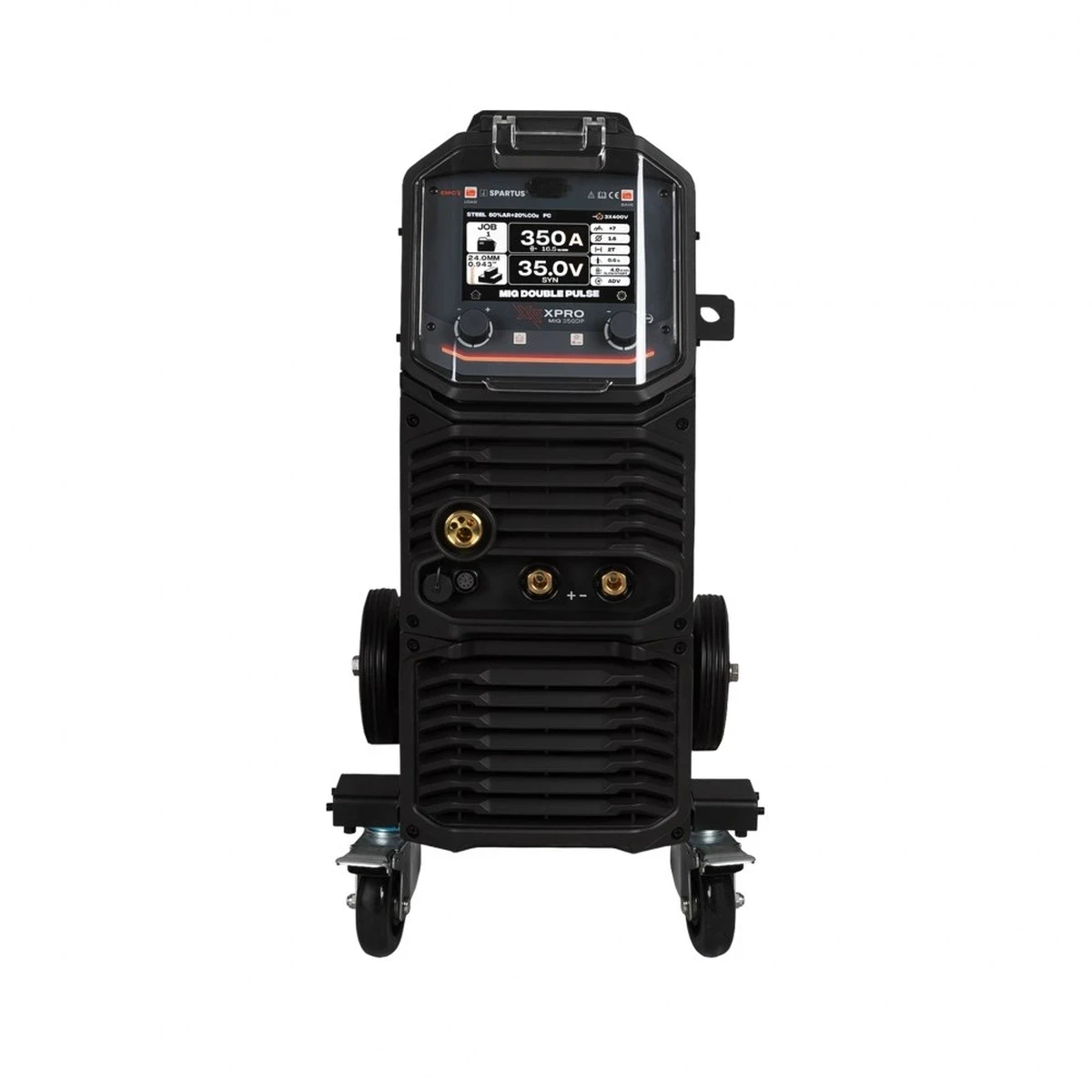 SPARTUS XPro MIG 350 Dual Pulse MIG/MAG - Frontblende