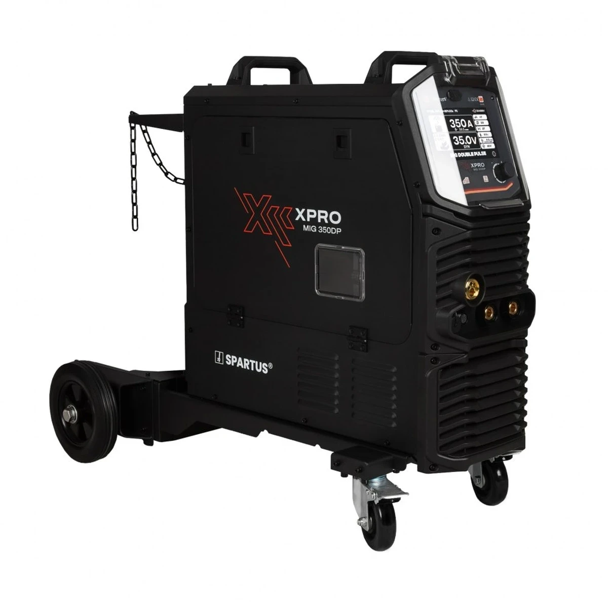 SPARTUS XPro MIG 350 Dual Pulse MIG/MAG - Frontblende