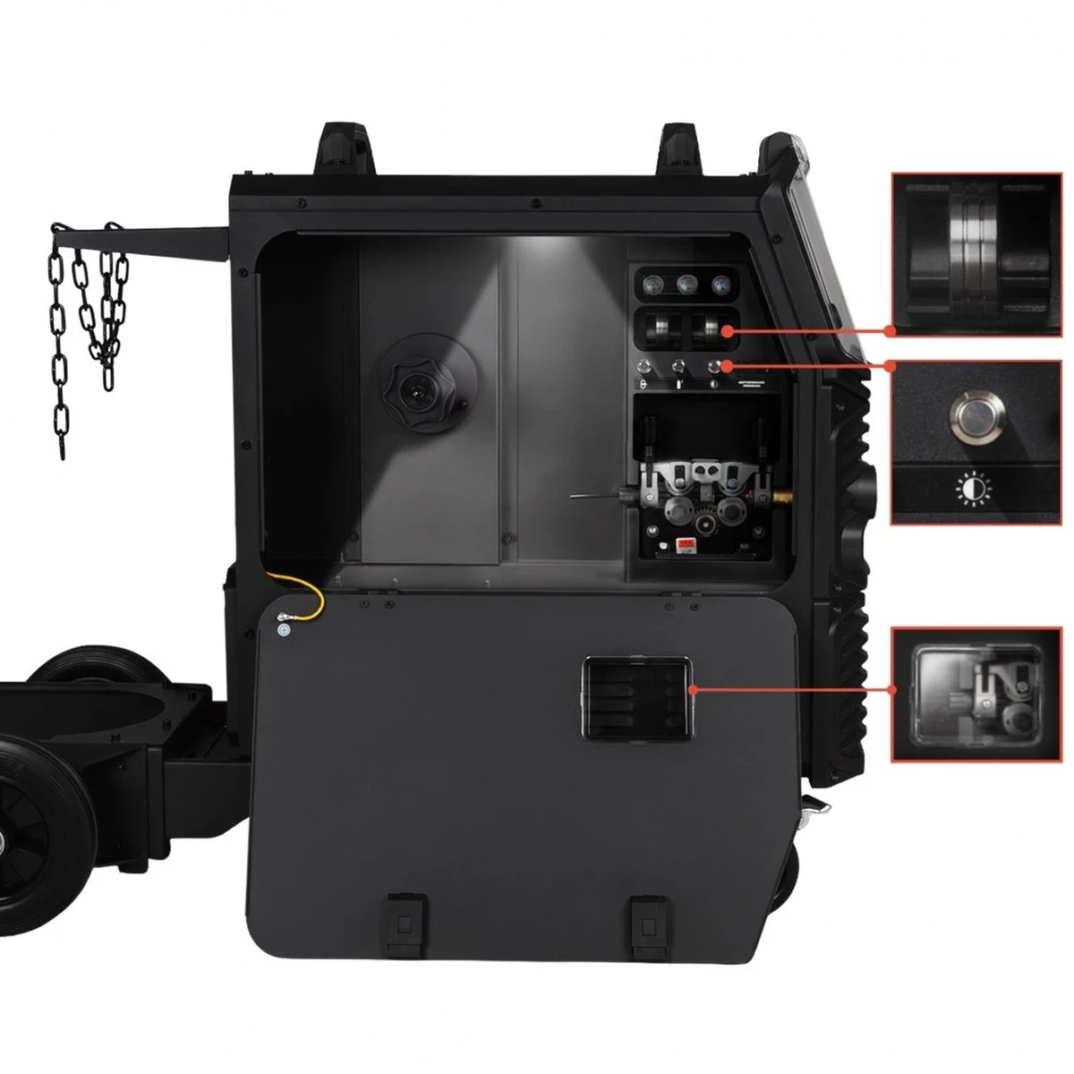 SPARTUS XPro MIG 350 Dual Pulse MIG/MAG - Drahtvorschub